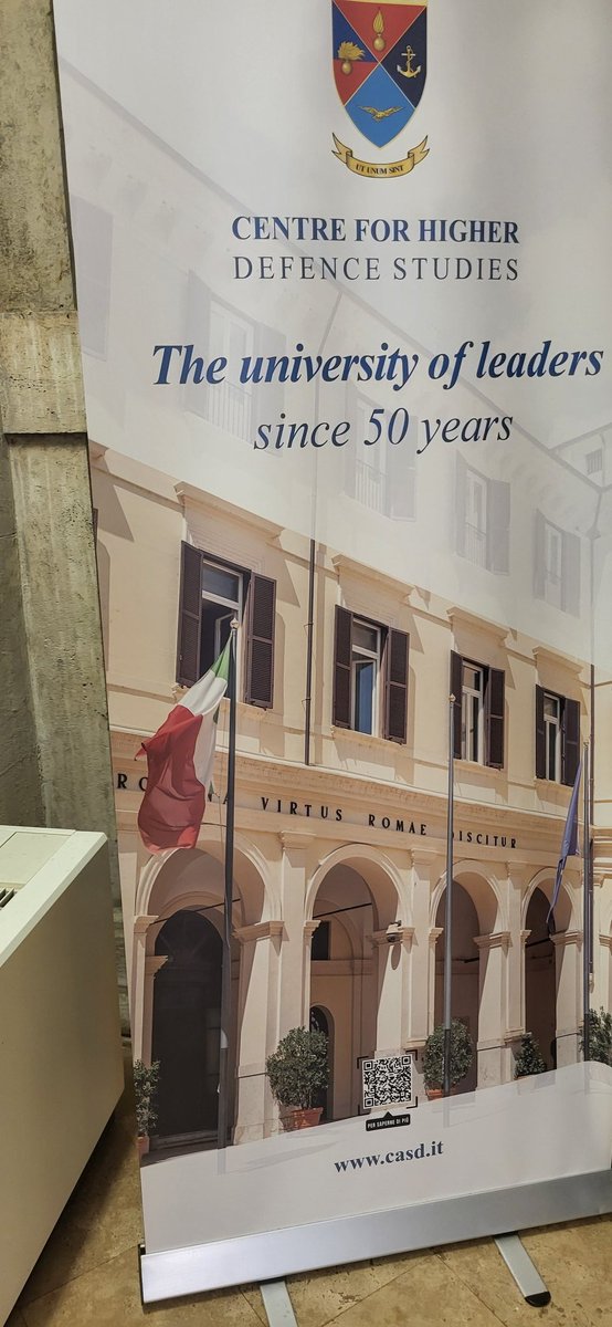 MTerlikowski's tweet photo. This week I have a pleasure to represent @PISM_Poland in the annual meeting of European startegic studies institutions #NESSI hosted by Istituto di Ricerca e Analisi della Difesa of the Centro Alti Studi per la Difesa @MinisteroDifesa in the beautiful Rome! 1/2 https://t.co/dFwE8KnCmX