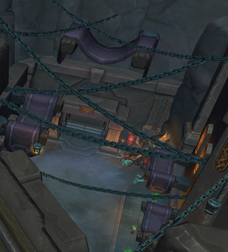 Fnxyolo's tweet photo. These chains next to the Azj-Kahet portal needs to go or at least not get my mount stuck every single time. https://t.co/PNWySwceZN