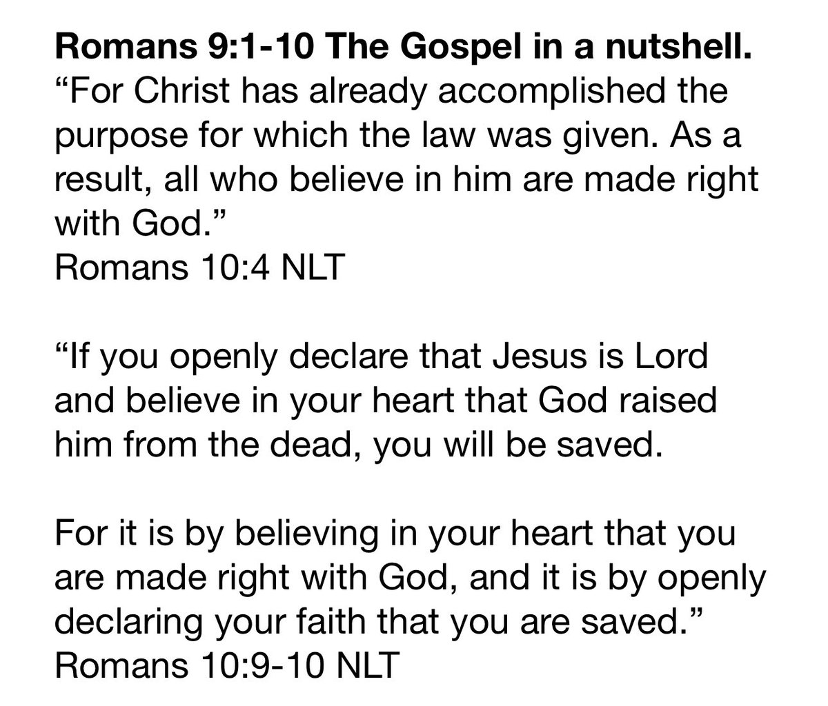 TonyDungy's tweet image. Romans Chapter 10 is one of the most awesome chapters in the Bible. Paul has documented how people have tried to re-establish connection with God by keeping the law but it hasn’t worked. In vs 4 he says Jesus fulfilled everything the law was supposed to do and believing in Him is…