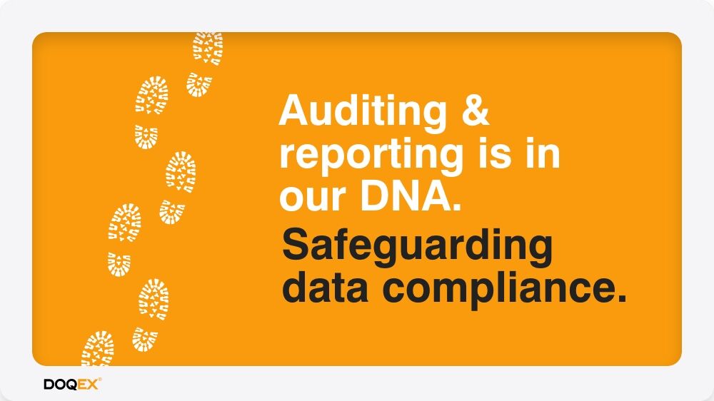 doqex's tweet photo. At DOQEX, compliance is a key product feature. It’s why we offer a comprehensive range of audit trail reports. Customisable, schedulable, and even digest reports. Visit https://t.co/V0Y6ZKUN3H
#CyberSecurity #Compliance #Security https://t.co/kjorh5kUMe