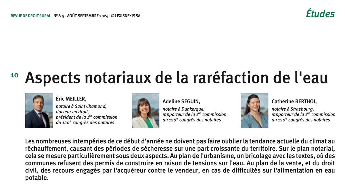 Revue de Droit rural tweet media