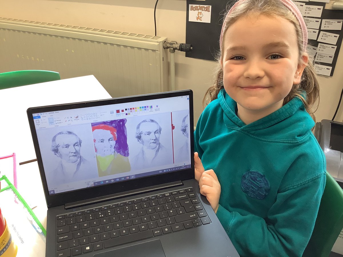 AckworthHoward's tweet image. 💻 In computing, Year 3 have been learning about digital devices.

This week, they recreated some school heritage day artwork using a laptop. They evaluated the pros and cons of using a digital device versus creating art on paper. 

#AckworthHowardComputing