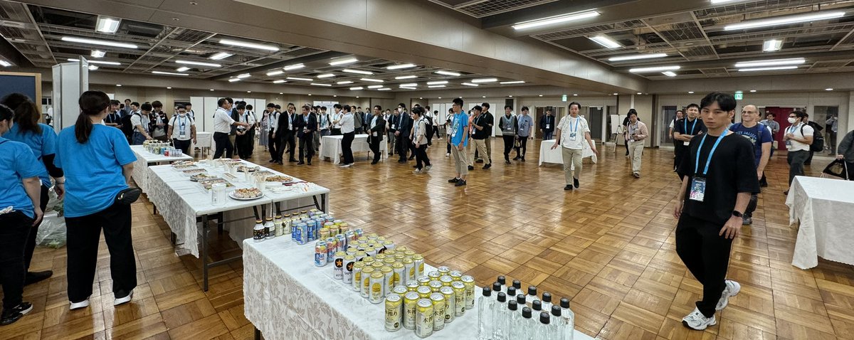 rosconjp's tweet image. #ROSConJP2024 レセプションが始まりました！