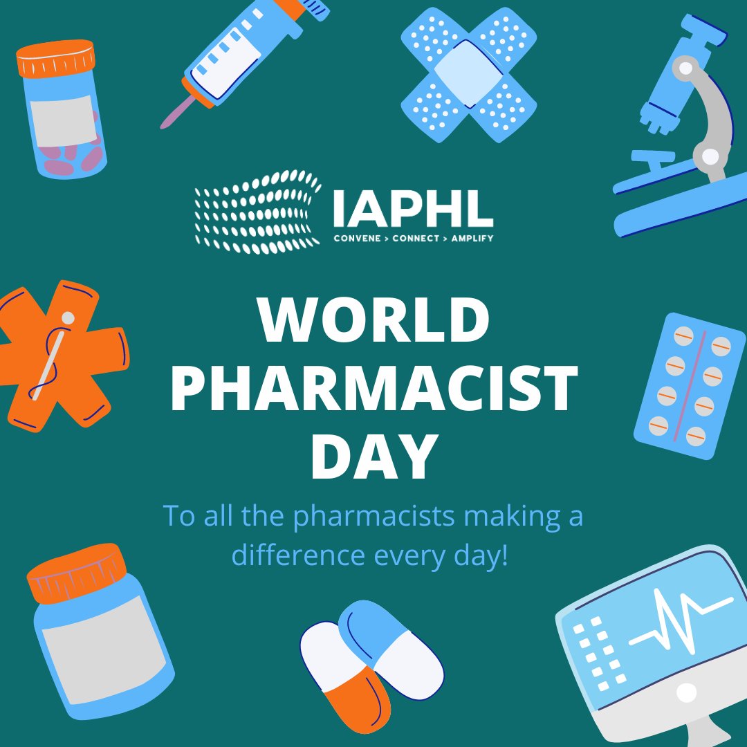 Happy World Pharmacist Day!
Today, we celebrate the incredible work of pharmacists around the world who play a crucial role in healthcare. 
Thank you for your dedication and commitment to keeping us healthy and safe.