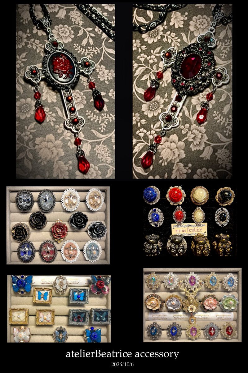 dJD5CsIj68YCleW's tweet image. いつもアトリエベアトリーチェ作品を身につけて下さる皆様ありがとうございます❣️皆様に楽しんで喜んで心から笑って幸せだと感じて欲しい😍

そんな時間を届けたくて現在猛烈にオーダー個人様カウンセリング&amp;amp;10/6 #GML 用作品制作真っ最中です❣️
※オーダーは追加可能になりましたらお知らせ致します🙇‍♀️