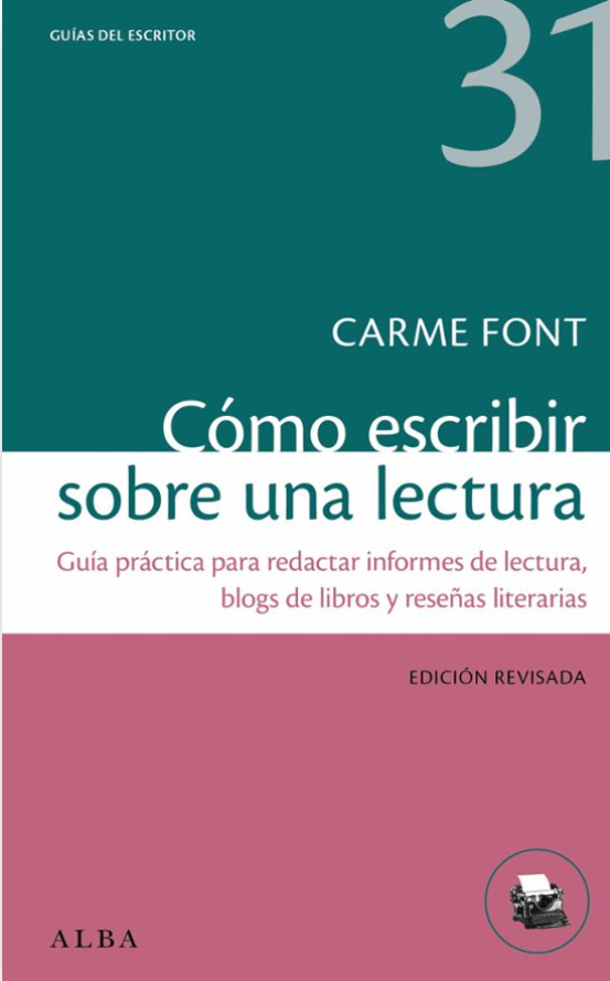 Carme Font Paz (@cfontpaz) on Twitter photo 👏 Muy contenta de que <a href="/Albaeditorial/">Alba Editorial</a> publique una versión renovada de Cómo escribir sobre una lectura, agotado y muy leído... <a href="/CFontPaz/">Carme Font Paz</a> Os invito a redescubrirlo con nuevos apartados sobre blogs y reseñas críticas. albaeditorial.es/guias/como-esc… 👏 Muy contenta de que <a href="/Albaeditorial/">Alba Editorial</a> publique una versión renovada de Cómo escribir sobre una lectura, agotado y muy leído... <a href="/CFontPaz/">Carme Font Paz</a> Os invito a redescubrirlo con nuevos apartados sobre blogs y reseñas críticas. albaeditorial.es/guias/como-esc…