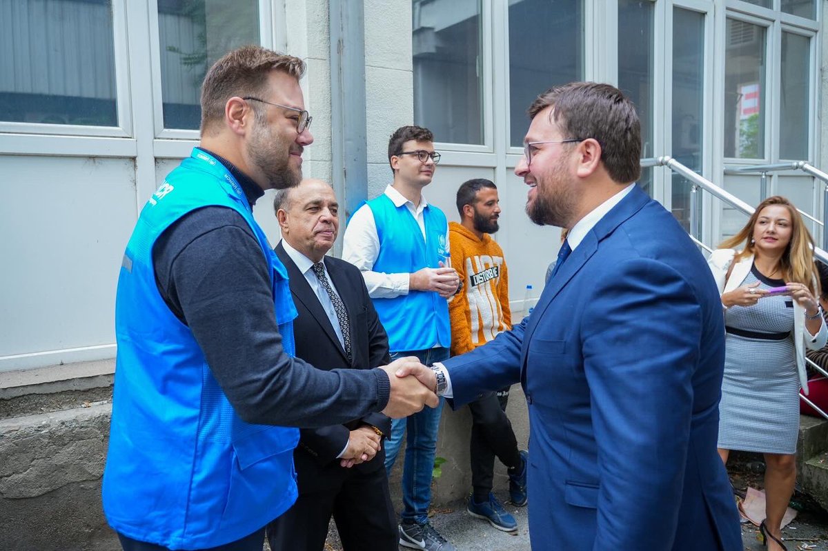 Today, together with <a href="/Refugees/">UNHCR, the UN Refugee Agency</a> and minister, <a href="/ShabanSaliu/">Шабан Салиу</a>, we have started the process of registering 80 people in the regular register. An extraordinary success, giving them the opportunity for a dignified life and access to their rights.