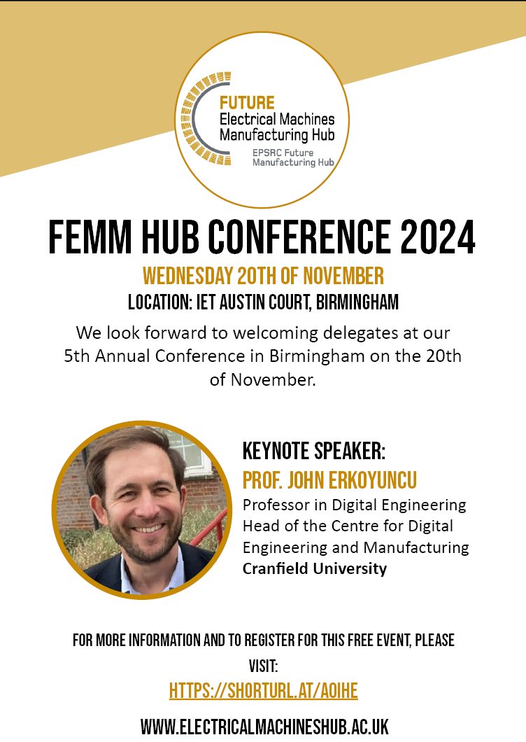 Future Electrical Machines Manufacturing Hub tweet media