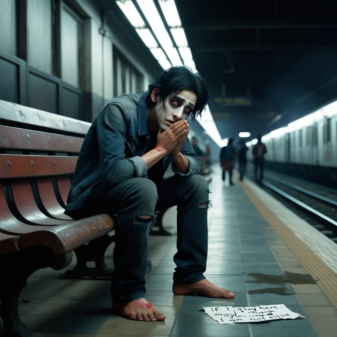 The Illusion of Perfection: Yash's Story ( Part One )

A scared man named Yash has been sitting in one place at the railway station for the last 12 hours, and he keeps telling himself, 'If I stay here, maybe I am not alive.'”

exploringyourselfcom.wordpress.com/2024/09/25/the…