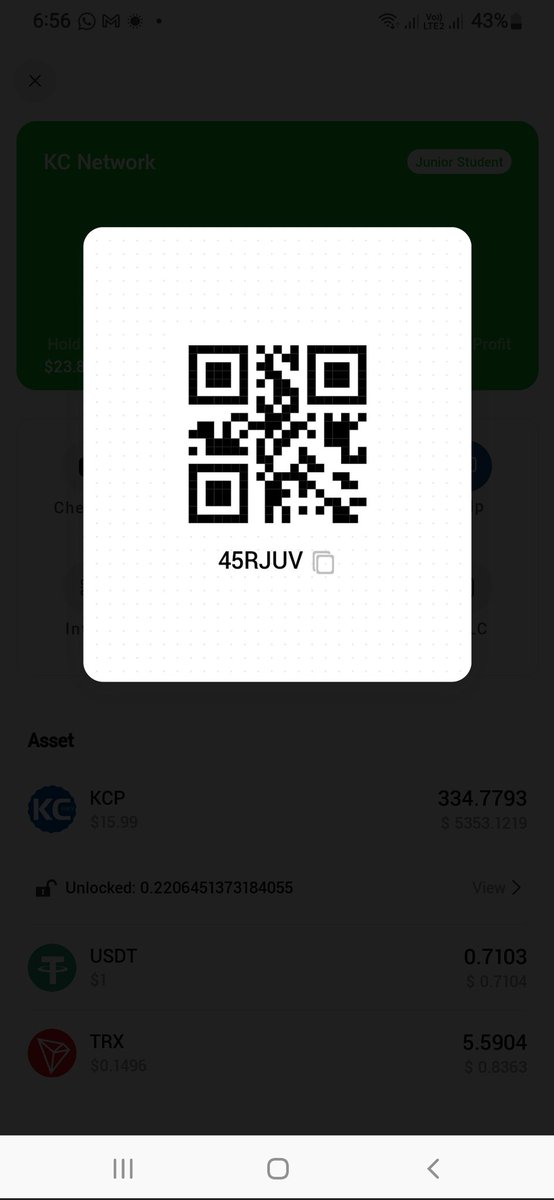akbagaria's tweet photo. Today I found a really great program - #KCPAY.

Sign up with my invite code to receive 200 #KCP ($3000 worth of airdrop rewards)! #Airdrop

I'm already earning real income! Hurry up and join!
Telegram me @akbagaria

Invite Code:45RJUV

Download link: https://t.co/4C44REb3AR https://t.co/n7cQSDGF2Y