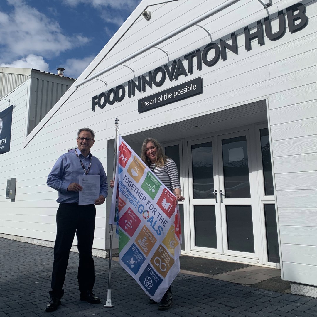 SDGs Flag Day! As part of our new Carbon Reduction Plan we have set ambitious targets to meet our Courtauld Commitment of Net Zero Carbon Emissions by 2040; 5 years before the Scottish Government target and 10 years before the UK Government and UN targets #TogetherForTheSDGs