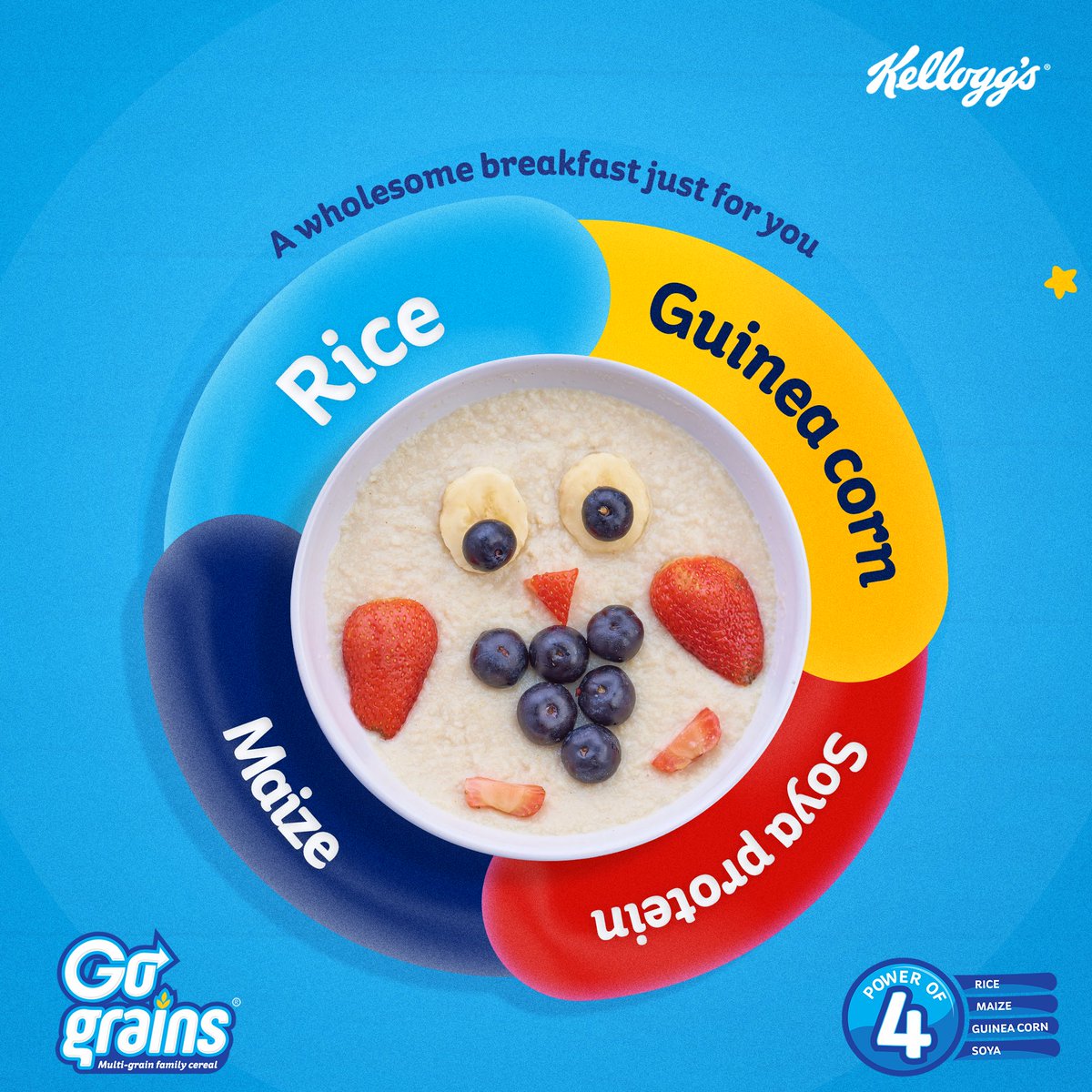 KelloggsNigeria's tweet photo. Experience the wholesome goodness of Go Grains with the power of multigrains😋😋

#KelloggsWorldsNo1 #KelloggsNigeria #GoGrains #BreakfastTimeIsKelloggsTime #Powerof4 #Healthybreakfast #Activelifestyle https://t.co/FXj03plD9K