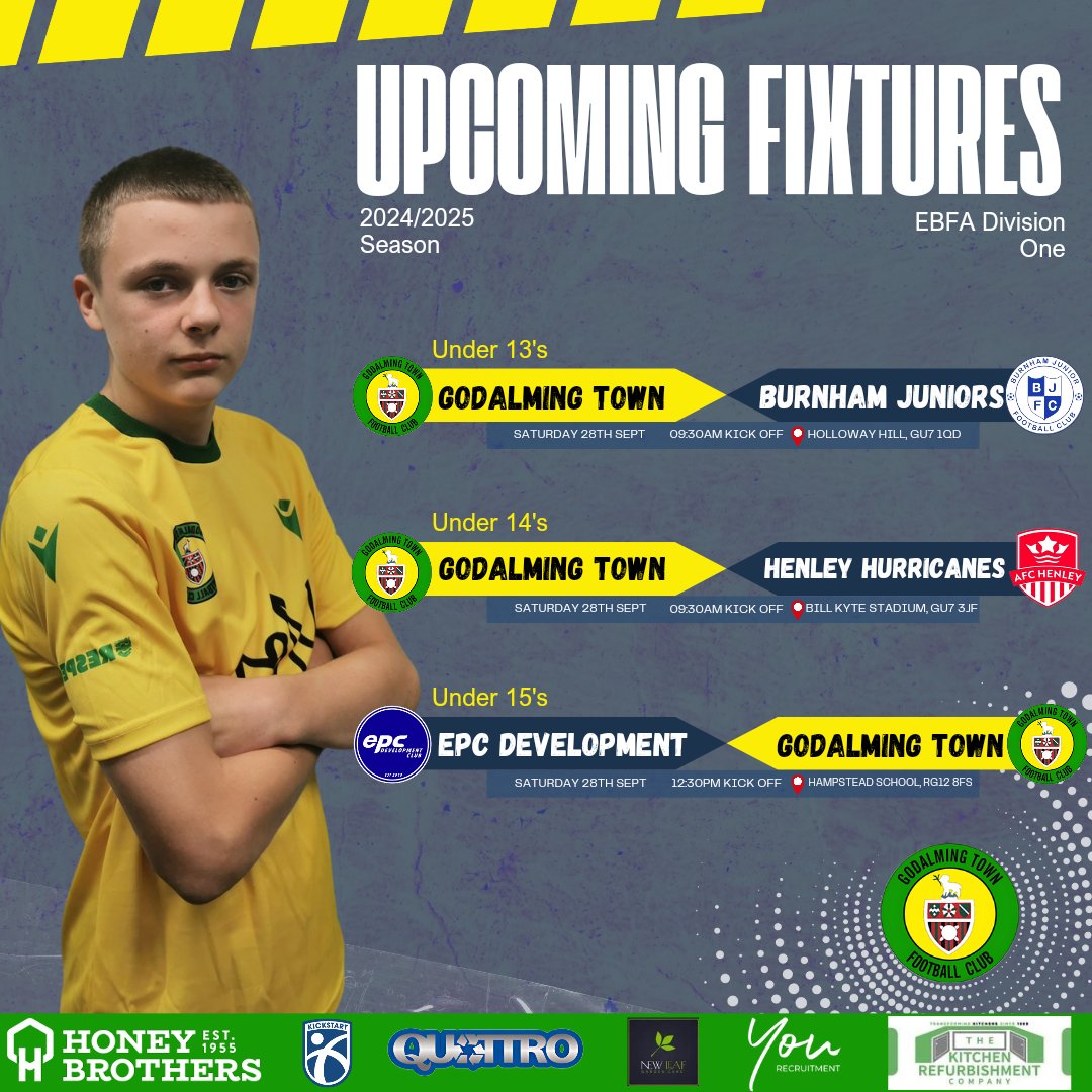 Our upcoming fixtures for this weekend!!

#YoungGs