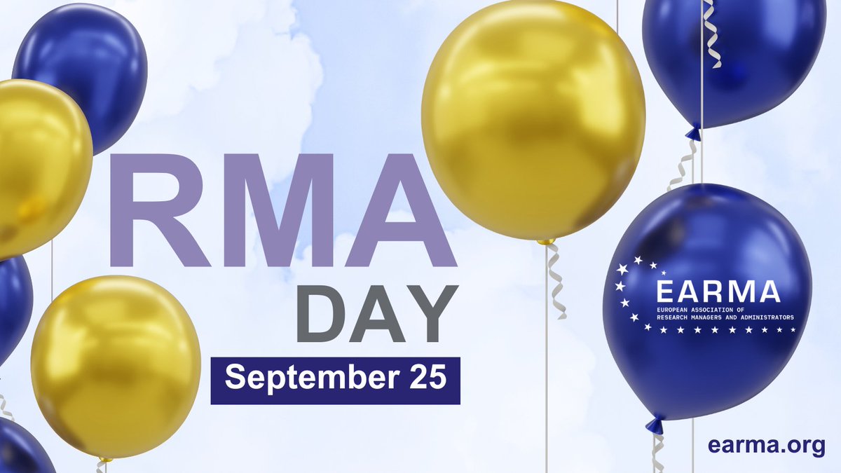EARMAorg's tweet photo. Today, research management and administration professionals around the world celebrate International Research Administrator Day🎉
We hope you take some time today to recognise the excellent contribution of research managers and administrators to excellent research⭐
#RMAday https://t.co/BFcI49EKa0