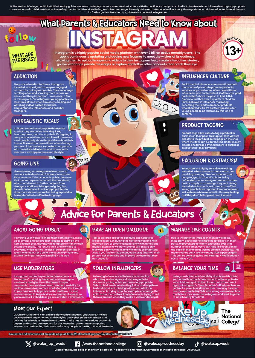 With around 1.6 million teenage users, Instagram has become a favourite hangout for many youngsters online📱 Despite having so many young members on the platform, it poses its fair share of risks. 🔍

Download here &gt;&gt; ow.ly/gfNu50Tv2wu