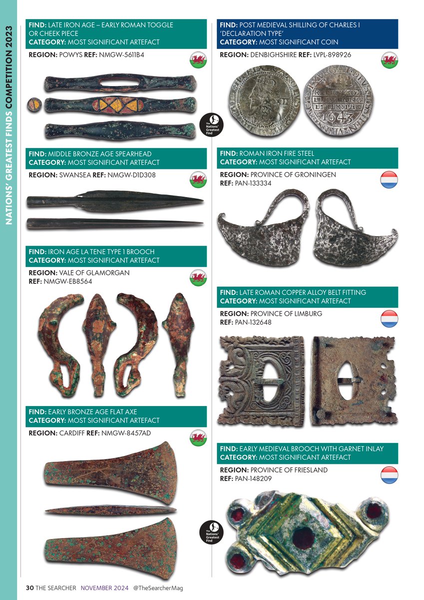 Perry Mesney (@pmesneyfinds) on Twitter photo This year, <a href="/TheSearcherMag/">The Searcher</a> Nations' Greatest Finds competition features amazing discoveries from Jersey, alongside finds from England, Wales, Scotland, Isle of Man & Netherlands. Huge thanks to those recording their finds and following best practices! This year, <a href="/TheSearcherMag/">The Searcher</a> Nations' Greatest Finds competition features amazing discoveries from Jersey, alongside finds from England, Wales, Scotland, Isle of Man & Netherlands. Huge thanks to those recording their finds and following best practices!
