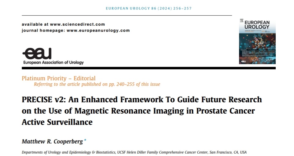 Dra. María Natalia Gandur Quiroga (@nataliagandur) on Twitter photo 💫🌟🔬 PRECISE v2: An updated framework to guide the use of MRI in #ProstateCancer active surveillance.🌟💫
<a href="/dr_coops/">Matt Cooperberg</a> <a href="/EUplatinum/">European Urology</a> <a href="/OncoAlert/">OncoAlert</a> <a href="/APCCC_Lugano/">Advanced Prostate Cancer Consensus Conference</a>
• 📊 Improves MRI reporting standardization.
• 🔄 New 5-point scale to assess tumor changes.
• 📉 Reduces reliance on 💫🌟🔬 PRECISE v2: An updated framework to guide the use of MRI in #ProstateCancer active surveillance.🌟💫
<a href="/dr_coops/">Matt Cooperberg</a> <a href="/EUplatinum/">European Urology</a> <a href="/OncoAlert/">OncoAlert</a> <a href="/APCCC_Lugano/">Advanced Prostate Cancer Consensus Conference</a>
• 📊 Improves MRI reporting standardization.
• 🔄 New 5-point scale to assess tumor changes.
• 📉 Reduces reliance on