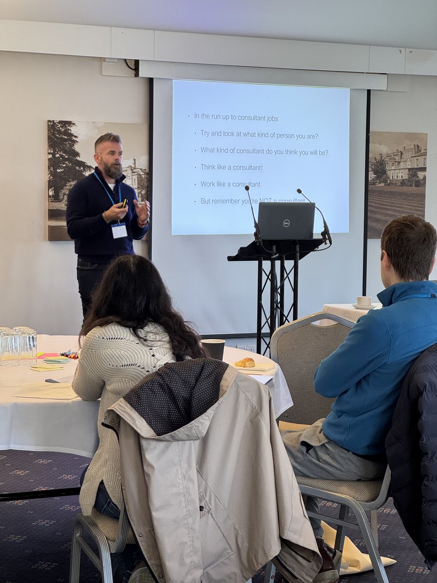 Dr Kelvin St. Pierre-Robson is our first speaker on the #ACPALMC2024 , discussing the transition from a training post to working as a consultant.