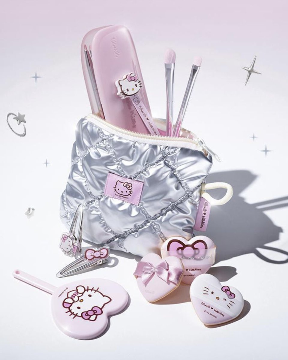 ★韓国限定★fillimilli × ハローキティコラボ　４種セット★ fillimilli✖️ハローキティコラボが可愛すぎる🎀｜ちゃんきてぃ