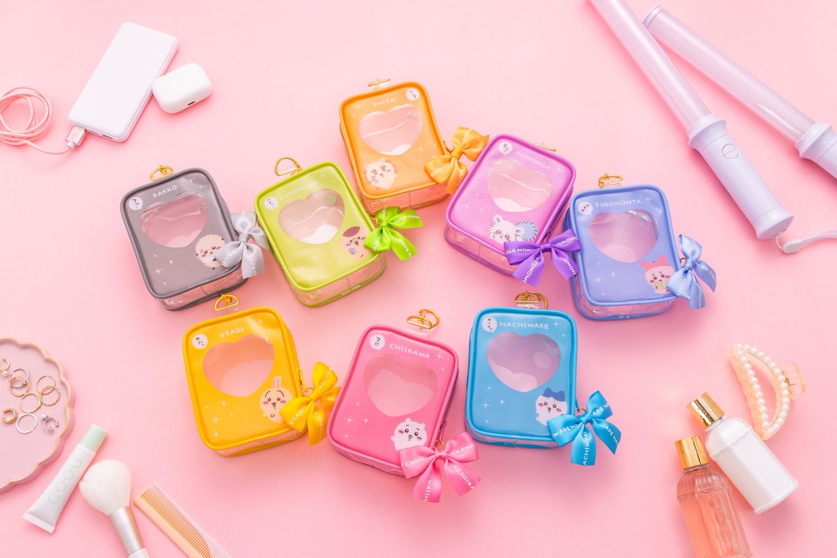 新発売／ 『マスコットも入る！クリアポーチ』 📝9月27日発売 ・ちい