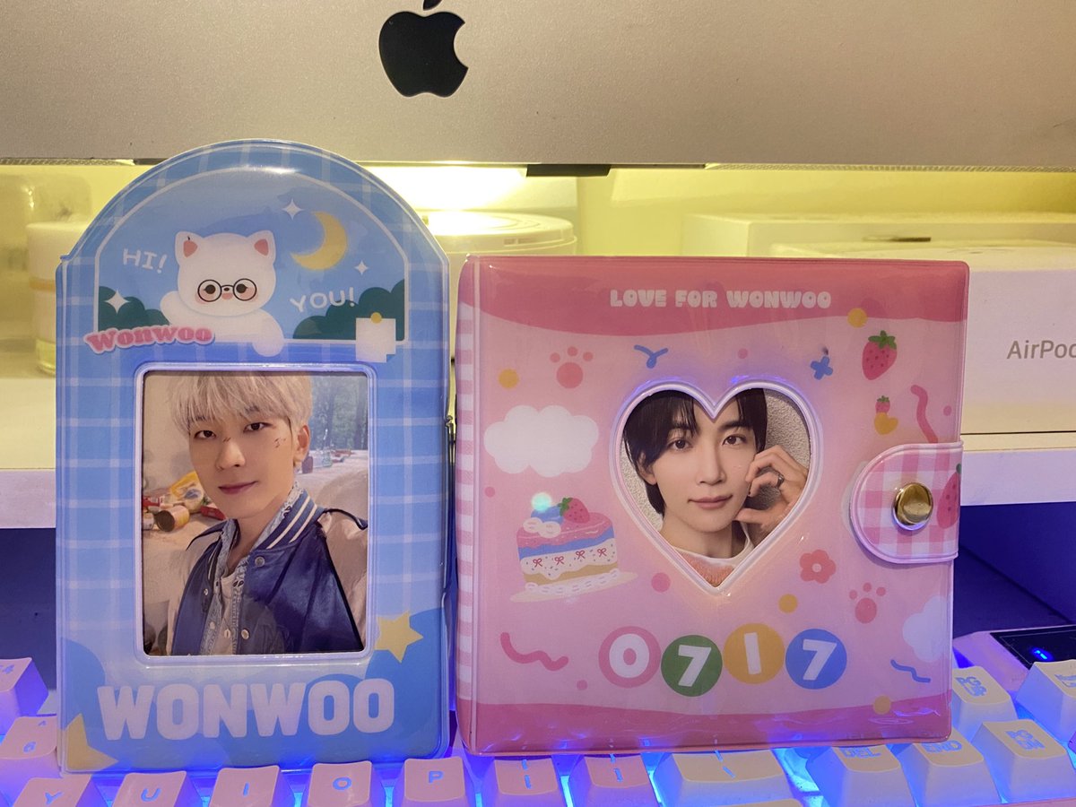 notraran's tweet photo. ╰┈➤ thank u @tiredmingyu !! wonwoo qtie collectbooks arrived safely! Sorry medj late nag unbox hehe. ‘til our next budols po.🌷🩷

 #tytiredmg https://t.co/kqMsw17BLl