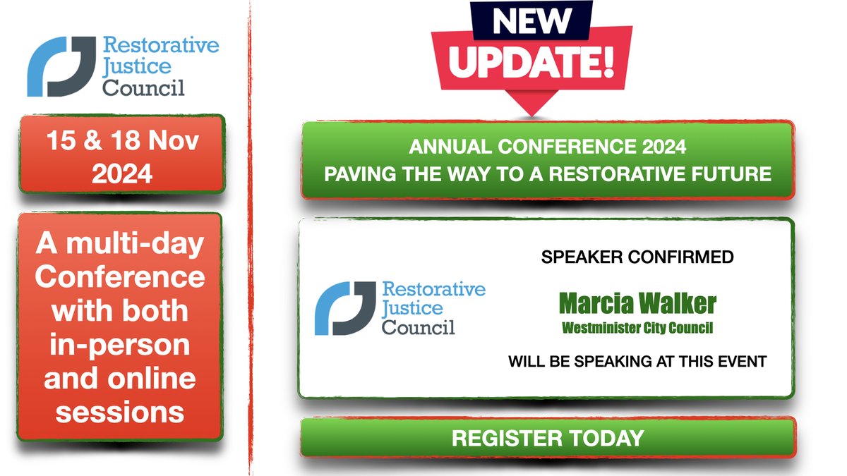 🚨 Exciting News! 🚨 We're thrilled to announce that Marcia Walker, will be speaking at our conference on breaking the cycle of youth offending! Join us for insightful discussions and transformative ideas. Register today 👉 ow.ly/ge8V50TshUZ