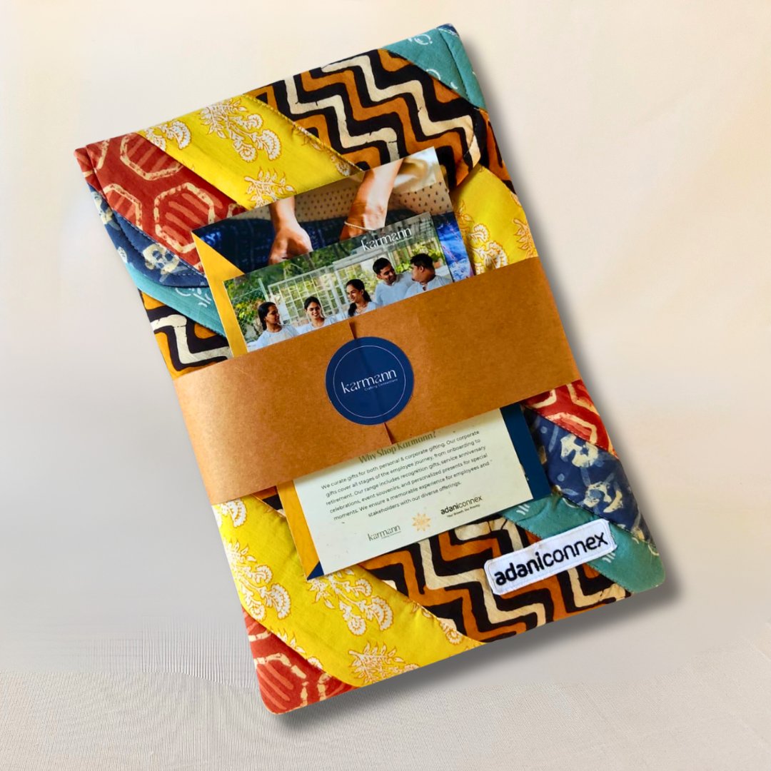 Our talented team at Karmann handcrafted laptop sleeves for @lifeatadaniconnex, ensuring each one was made with precision and care. 🧵

We're proud to collaborate with companies that value craftsmanship and inclusivity! 🙌 

#KarmannCollab #AdaniConnex #InclusiveCraftsmanship