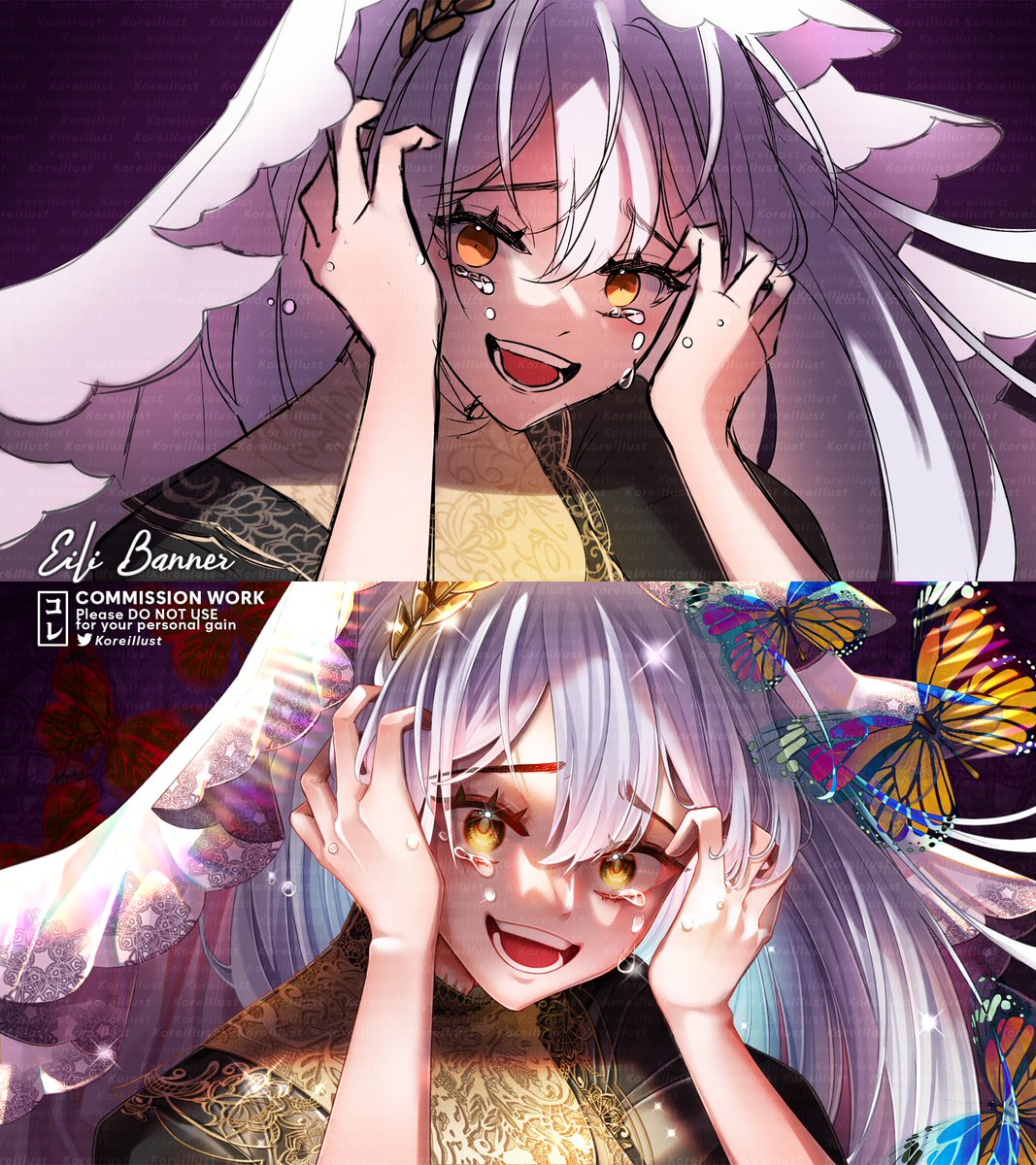 Koreillust's tweet image. Before ➡️ After
#VGenComm