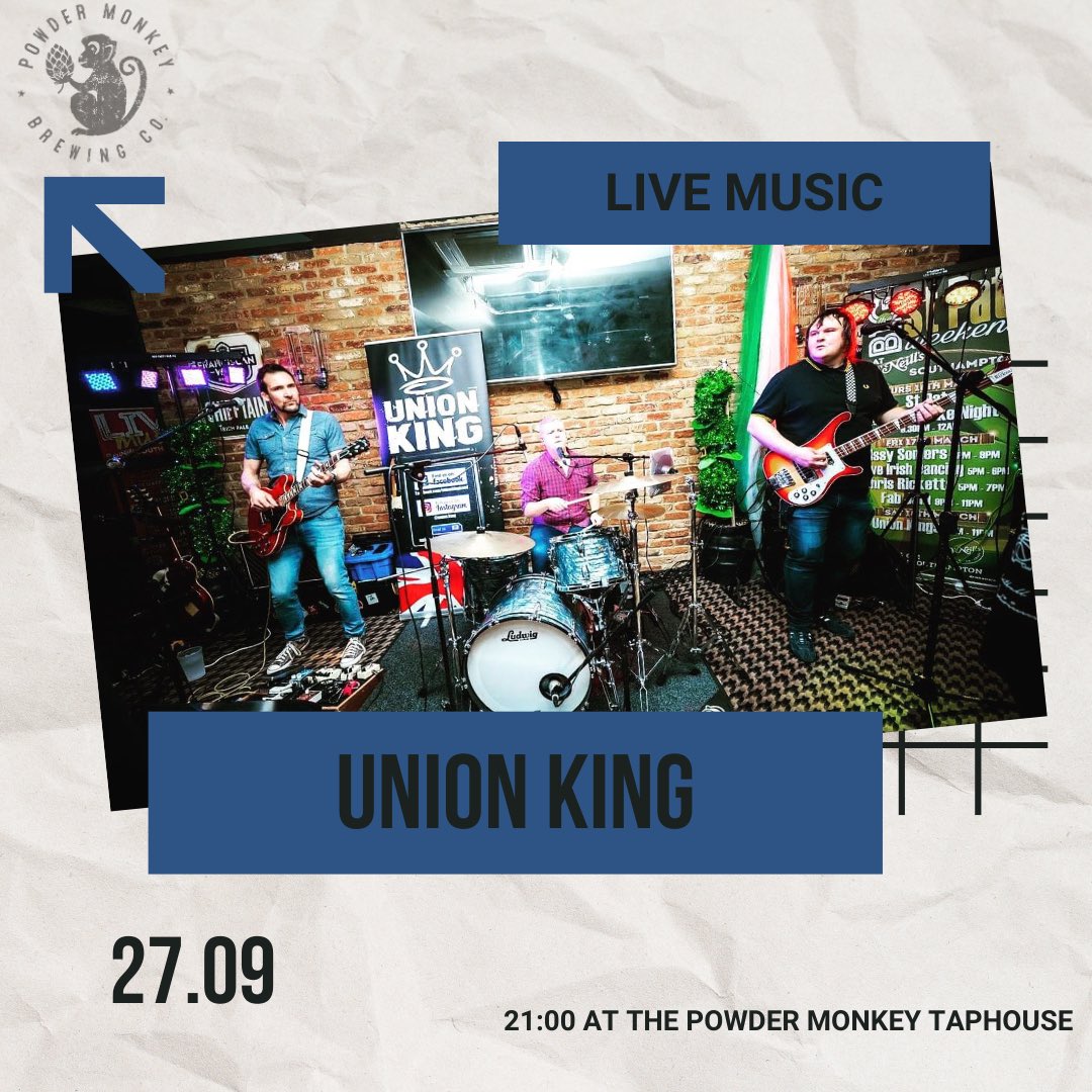 Come on down this Friday for some music! 🍺🐒