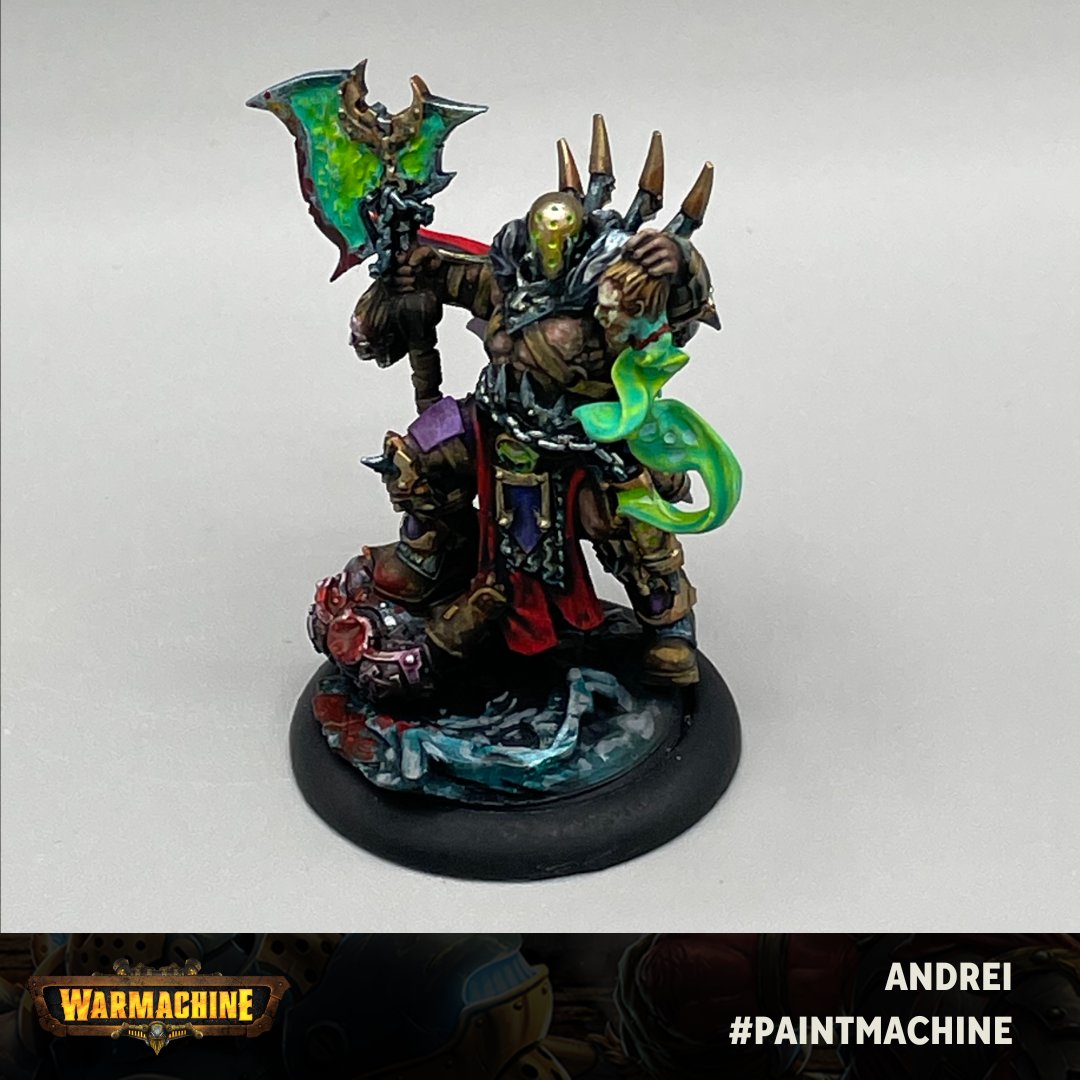 SteamforgedLtd's tweet photo. If yesterday's Tutorial Tuesday didn't leave you feeling inspired already, then this week's #Paintmachine will do the trick!
Huge thanks to:
Daniel Finn
Andrei (https://t.co/mfunCTzTJM)
Vlad
&amp; Tj Lowe
for sharing their work!

Get involved: https://t.co/09aRX71c2h

#Warmachine https://t.co/wjvGMtGKYr
