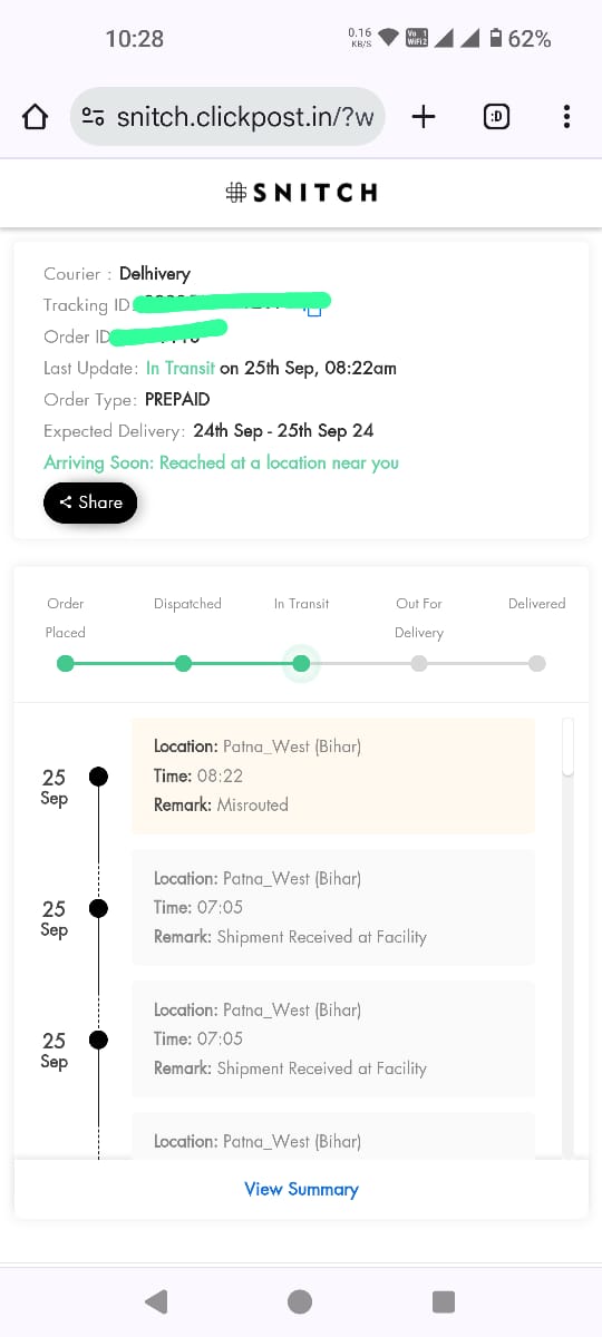 imnitesh_7's tweet image. &quot;@snitchindia Facing delays with my delivery again. This isn&apos;t the first time, and it&apos;s frustrating! Switching to @Delhivery was a mistake – they are consistently irresponsible. It&apos;s time for better logistics and reliable service. #PoorService #LogisticsFail&quot;