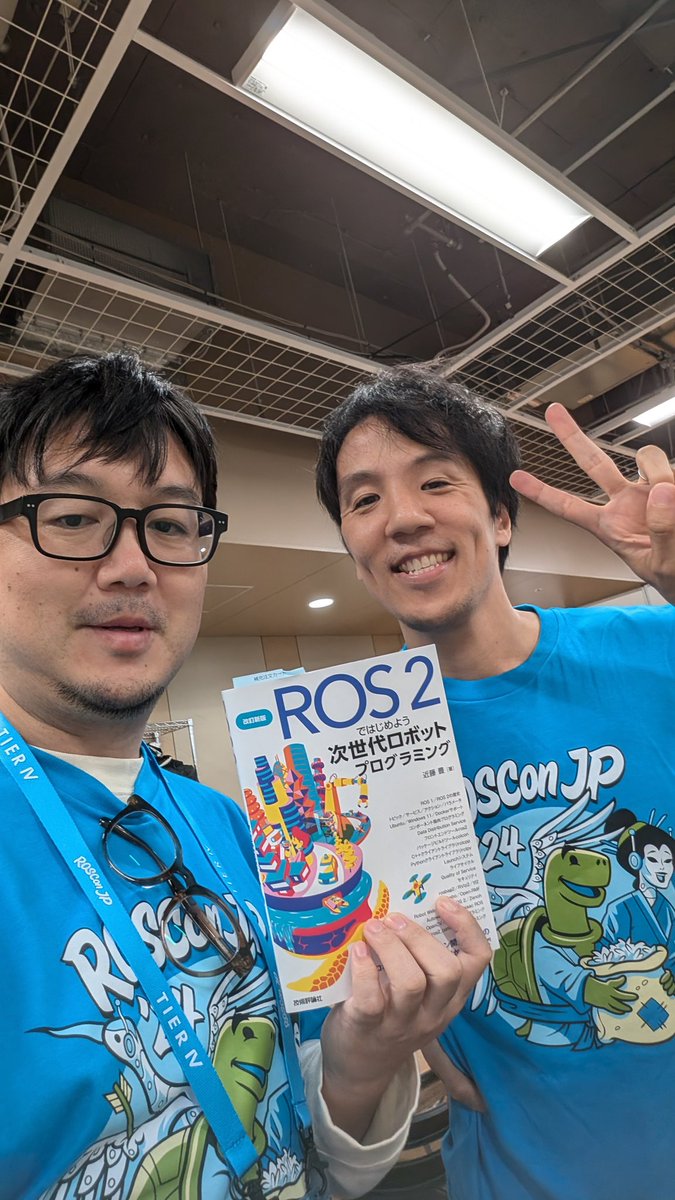 eegozilla_eg's tweet image. サイン本ありがとうございますー＼(^o^)／
明日時間があるからゆっくり読もう
#ROS2ではじめよう #rosjp #ROSConJP2024 #ros2