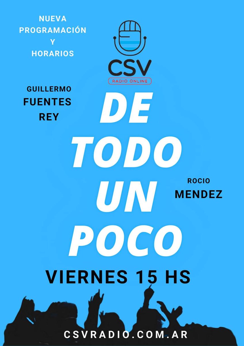 Mahnueventos's tweet photo. El viernes 27 a las 16.10 h (hora argentina, 21.10h en España) hablaré de Sinatra en el programa "De Todo Un Poco", presentado por G. Fuentes y R. Méndez en #CSVRadio. Disfruta en directo de nuestra charla en el canal de YouTube de la radio. 
https://t.co/OEKTHoWGAo https://t.co/rhgmlNLaoj