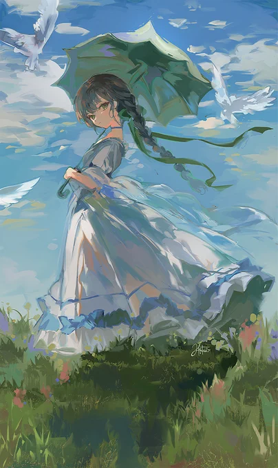 Woman with a Parasol 