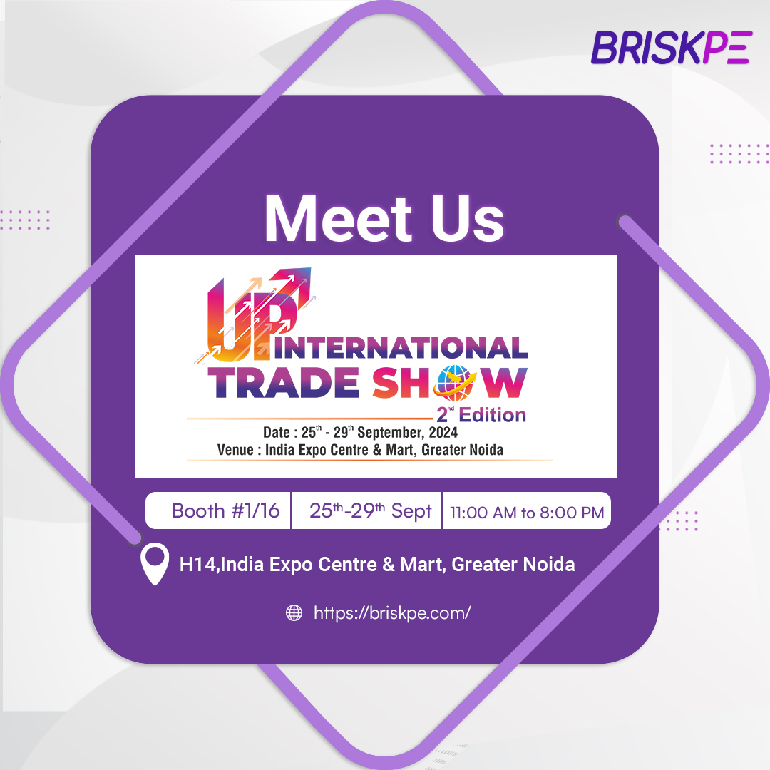 BriskPe's tweet image. Whether you're looking to streamline your international payments or discover new solutions for your business, our team will be there to walk you through it all.

Don’t miss out on joining us at the UP International Trade Show!

#payments #briskpe #UPInternationalTradeShow