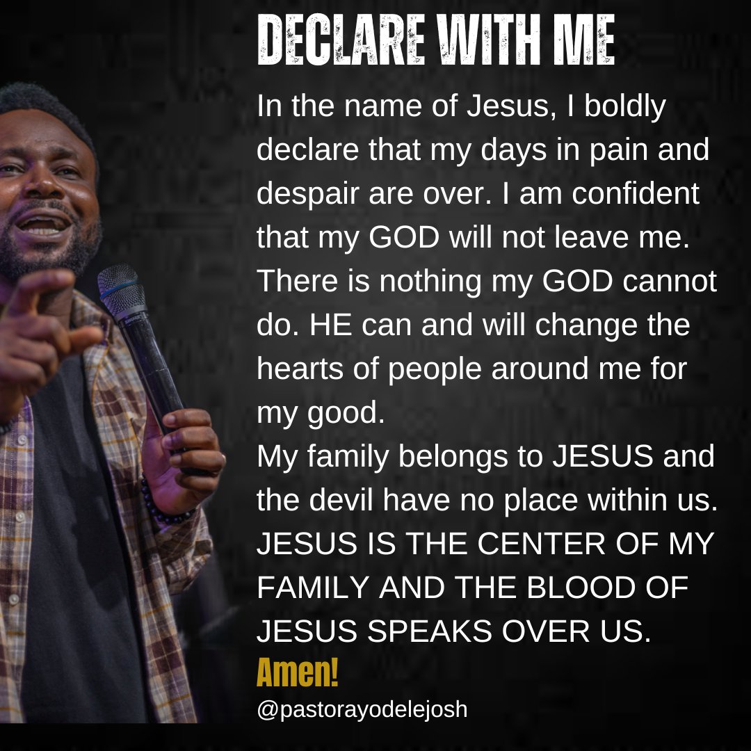 PstAyodeleJosh's tweet photo. Declare with me!
#lhcc #leadinglights #LibertyHills #LibertyHillsNg https://t.co/uHIXXC0lnH