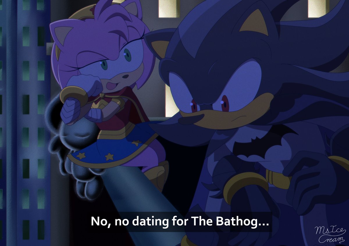 Wonder Rose and The Bathog - No dating for Bathog.

I recreated a scene from Justice League with Amy and Shadow.

#SonicxDC #Bathog #WonderRose #Shadamy #ShadowTheHedgehog #AmyRose #JusticeLeague #DC #MsIceCream