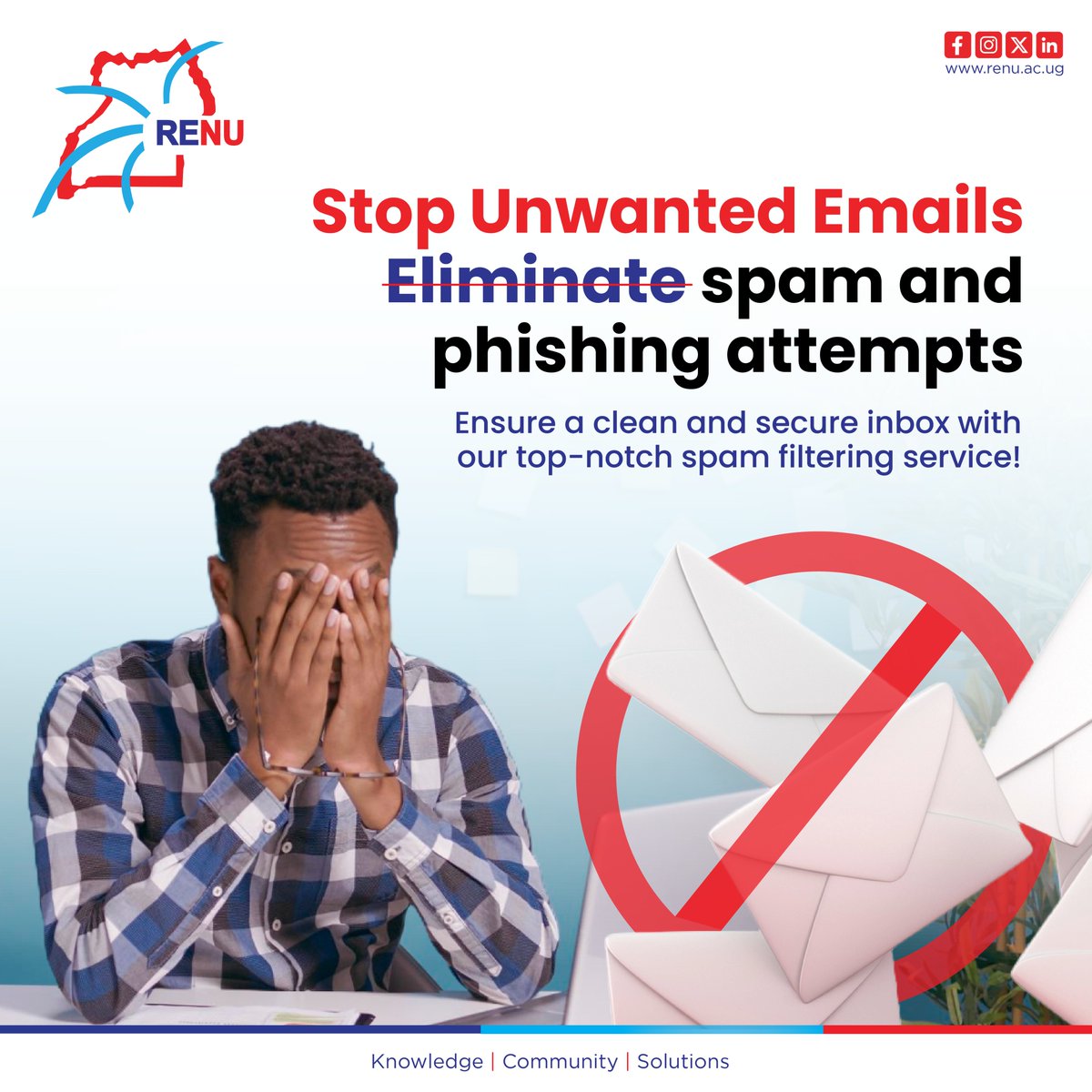 renu_cert's tweet photo. Shield your inbox from spam and phishing with our cutting-edge filtering service. Because your security is our priority!
#EmailSecurity #BlockSpam #PhishingProtection #RENUCERT https://t.co/f8mHBqzIMt