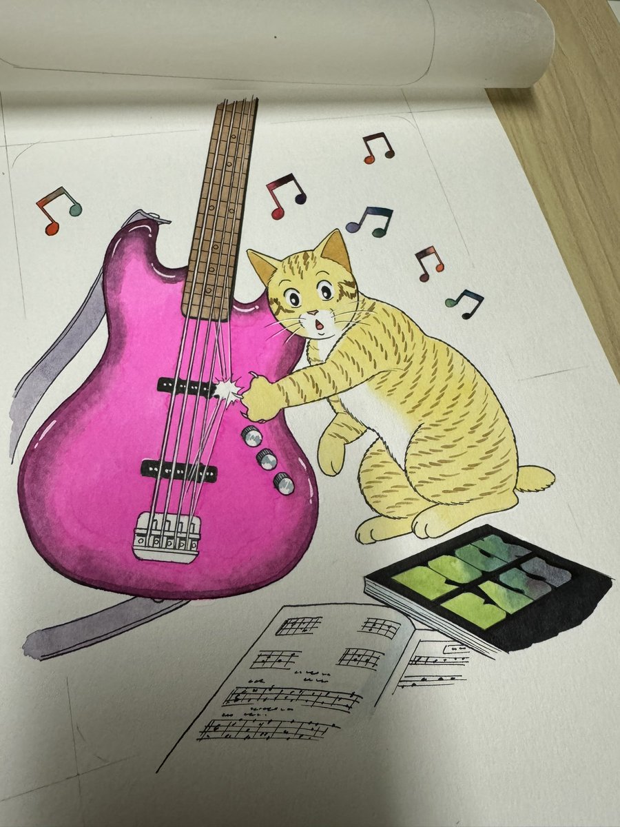 今日はついに倉庫の最深部!
トラ吉①〜⑩巻の原稿を整理してますーー!😭✊
⑤巻の表紙のベースってこんなに蛍光色だったのね😳 