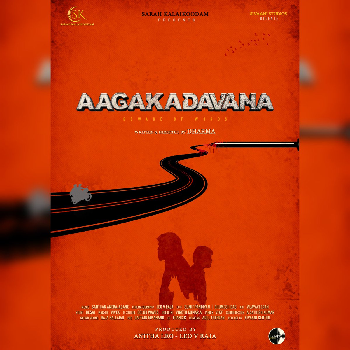RK.VijaiMurugan (@rvijaimurugan) on Twitter photo "SARAH KALAIKOODAM proudly presents the *concept poster* of the Tamil movie *AAGAKADAVANA*. Stay tuned for exciting updates!"
<a href="/itsmeleo_dp/">Leo v.raja</a> <a href="/Dir_ADharmarajj/">Director Dharma</a> @ssenthiliu <a href="/santhanmusician/">santhanmusician</a> <a href="/filmmaker_00/">Vishnu vardhan</a> @gopi_shai <a href="/Aathiran_Actor/">Aathiran Suresh</a> <a href="/MpAnand_PRO/">Captain MP Anand</a> "SARAH KALAIKOODAM proudly presents the *concept poster* of the Tamil movie *AAGAKADAVANA*. Stay tuned for exciting updates!"
<a href="/itsmeleo_dp/">Leo v.raja</a> <a href="/Dir_ADharmarajj/">Director Dharma</a> @ssenthiliu <a href="/santhanmusician/">santhanmusician</a> <a href="/filmmaker_00/">Vishnu vardhan</a> @gopi_shai <a href="/Aathiran_Actor/">Aathiran Suresh</a> <a href="/MpAnand_PRO/">Captain MP Anand</a>