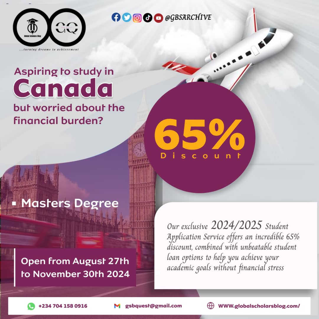 GSBarchive's tweet image. STUDY IN CANADA WITH GSB QUEST TRAVELS’ DISCOUNT AND EASY STUDENT LOAN OPTIONS!

Read more:

globalscholarsblog.com/study-in-canad…

#StudyInCanada #MastersInCanada #StudyAbroad #StudentLoans #Canada2024 #GSBQuestTravels #Scholarships #CanadaEducation #study #travels