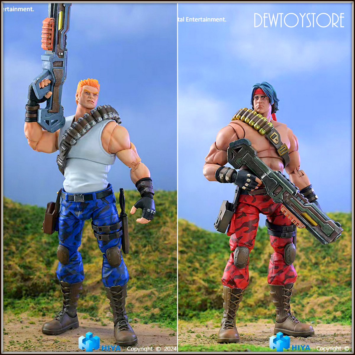DewToyStore's tweet photo. ⭐️[𝗣𝗿𝗲-𝗼𝗿𝗱𝗲𝗿] Hiya Toys Exquisite Basic Series Action Figure - Contra Operation Galuga ⭐️

🔷 EBC0319 Bill Rizer
https://t.co/sPOvgPcpmd

🔷 EBC0320 Lance Bean
https://t.co/2P4jcZvM0v

#ohmyprimus #dewtoystore #hiyatoys #ContraOperationGaluga #billrizer #LanceBean https://t.co/UluPXdBxNz