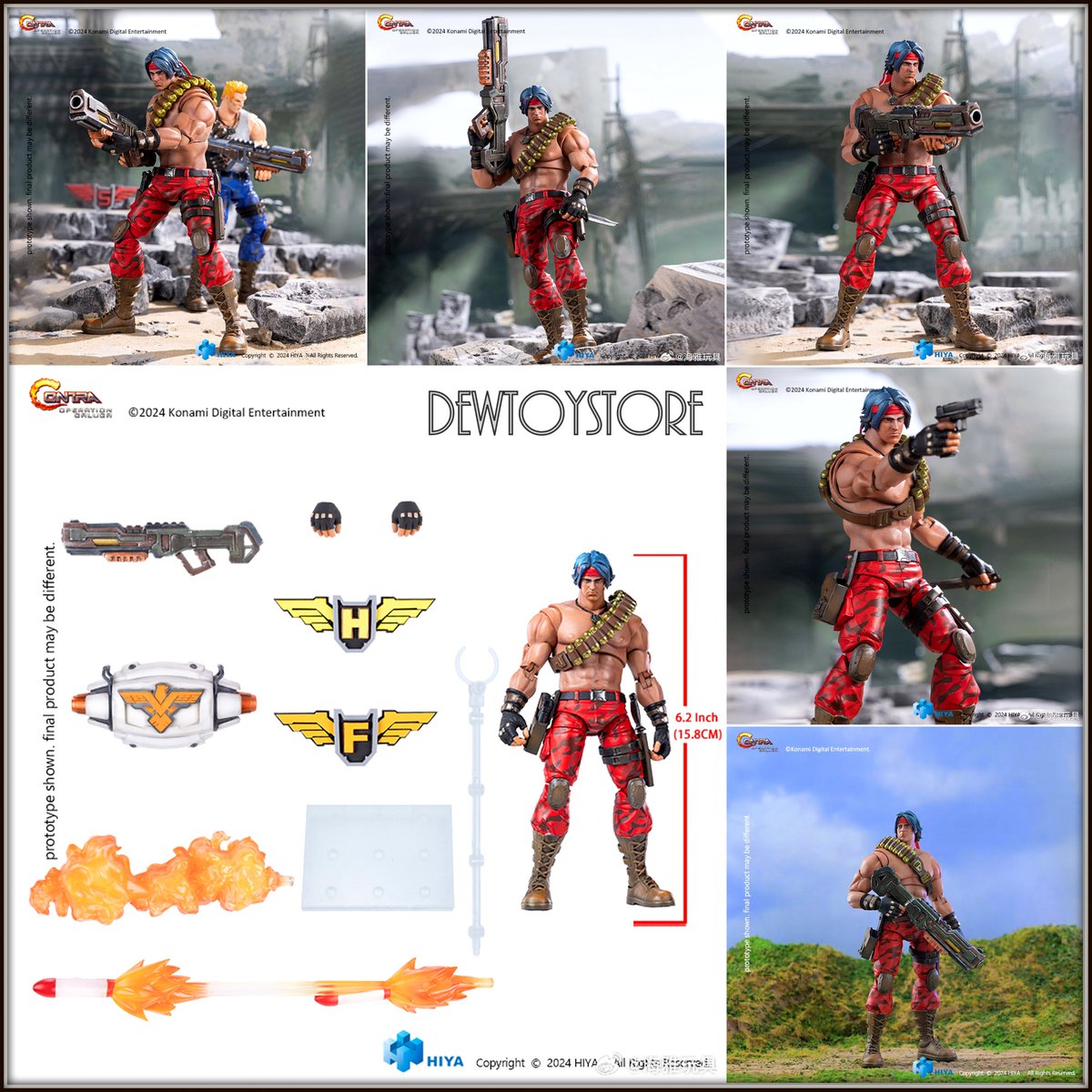 DewToyStore's tweet photo. ⭐️[𝗣𝗿𝗲-𝗼𝗿𝗱𝗲𝗿] Hiya Toys Exquisite Basic Series Action Figure - Contra Operation Galuga ⭐️

🔷 EBC0319 Bill Rizer
https://t.co/sPOvgPcpmd

🔷 EBC0320 Lance Bean
https://t.co/2P4jcZvM0v

#ohmyprimus #dewtoystore #hiyatoys #ContraOperationGaluga #billrizer #LanceBean https://t.co/UluPXdBxNz