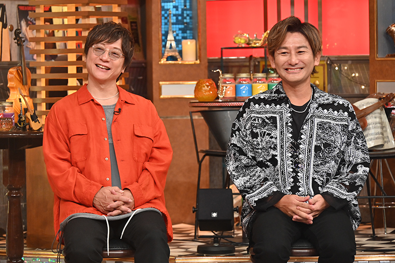tv_asahi_PR's tweet photo. よる🌠11時
『#EIGHTJAM』🔥

デビュー25周年 #ポルノグラフィティ 特集🎸

彼らの魅力を解説するのは #スガシカオ #tasuku
ポルノの大ファン #小笹大輔(#Official髭男dism)もアンケートで参加‼️

辿り着いた、自分達の“ストロングポイント”とは❓
本音で語られる25年の歴史、お見逃しなく‼️ https://t.co/tSGRSYGRLX