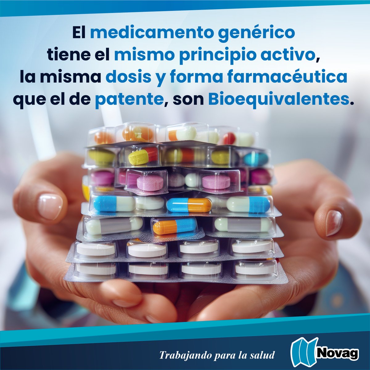 Los #medicamentosgenéricos se introducen al mercado una vez que caduca la patente del #fármaco de marca, el cual tiene una exclusividad de explotación de 20 años. Los medicamentos genéricos y de marca son iguales en eficacia, seguridad y calidad.
