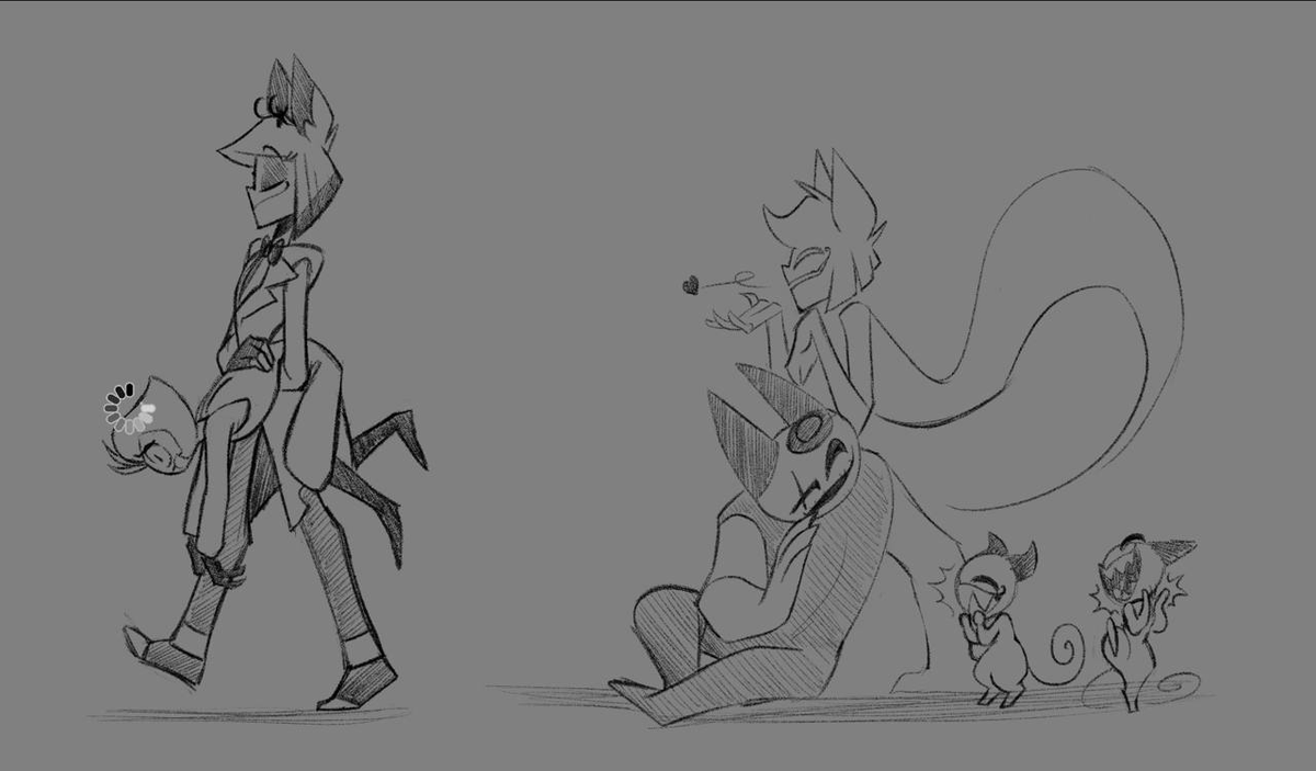 i_inuxi's tweet photo. Huh... Does that mean Lucifer now belongs to Alastor?

#HazbinHotel #HazbinHotelFanart #HazbinHotelLucifer #LuciferMorningstar #HazbinHotelAlastor #sketch #radioapple https://t.co/fBZhgTMQj9