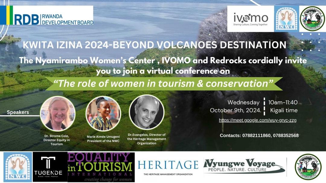 RocksInitiative's tweet photo. Join us, Red Rocks Initiative, and our partners in a joint virtual conference, and learn more about our works engaging women and youth in tourism and conservation and testimonies of our journey through community based tourism in Rwanda https://t.co/3by9um8eOI