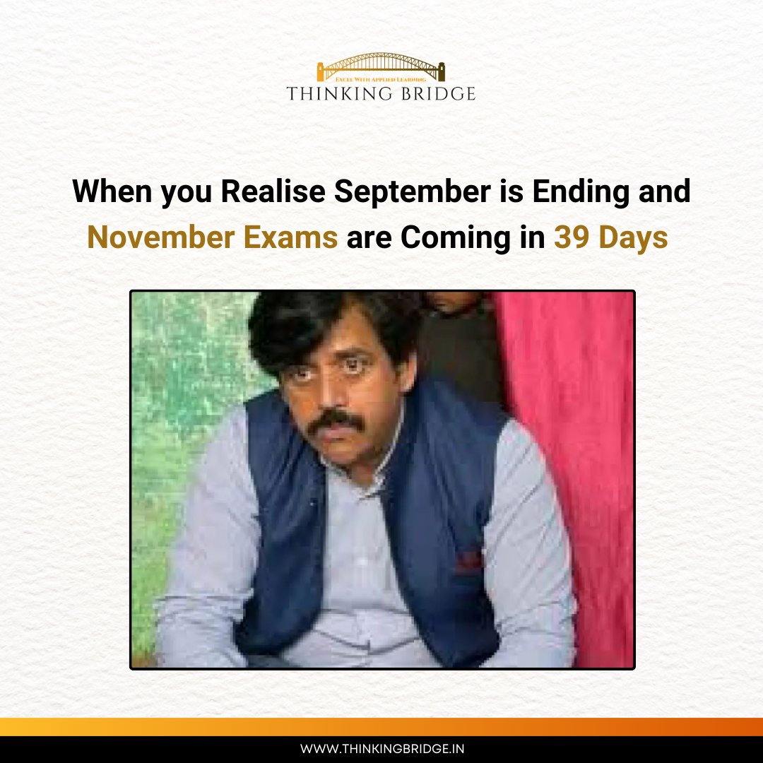 thinkingbridge_'s tweet photo. Dar ka Mahoul hai 😥
#thinkingbridge #caexam #castudent #icai https://t.co/opoU9CVcDx