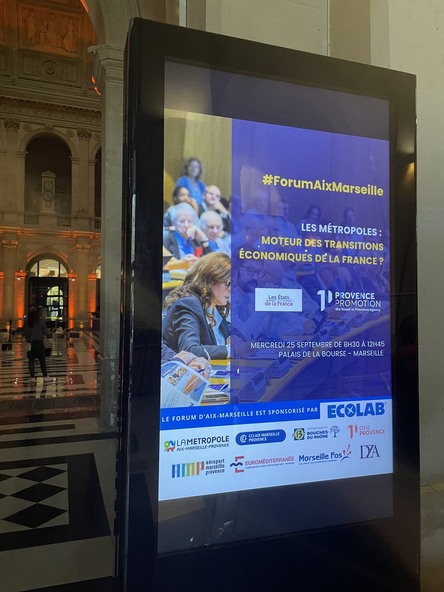 📢 H-1 du #ForumAixMarseille 2024 ! 
🔎 Au programme : 
➡️ Présentation du baromètre EY 2024
➡️ Interview Pourquoi choisir une métropole ? 
➡️ Keynote santé
➡️ Table ronde 1 : la souveraineté dans la santé
➡️  Table ronde 2 : la transition écologique dans nos métropoles
