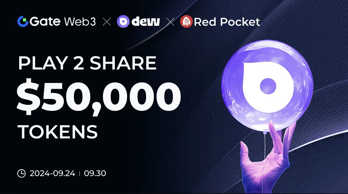 GateDEX's tweet photo. 🔮#GateWeb3 & #Dew Joint Medal OAT #Giveaway🌟
💵#Play2Share $50,000 Token!
⏳Time: 09/24-09/30
✅Follow @GateWeb3Wallet & @Dew_HQ
✅Like & RT this tweet
✅Tag 3 Guys
Join Now😍:https://t.co/VKTtT03Mn9 https://t.co/kwtgO1rDOm